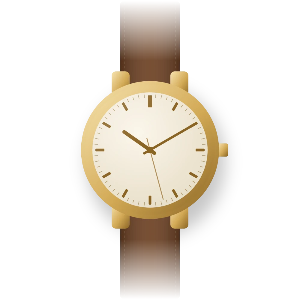 Classic Ivory Dress Watch